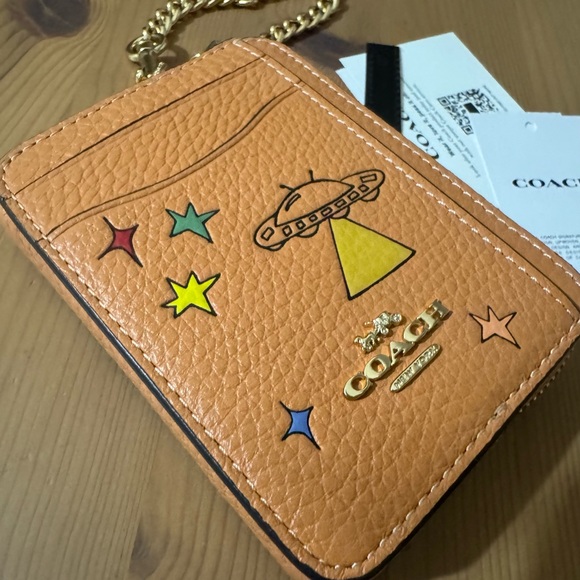 🌟 Coach X Observed By Us Zip Card Case - Picture 7 of 8